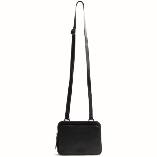 The Chesterfield Brand kožená kabelka cez rameno / crossbody Caia C48.144600 čierna ramenný popruh