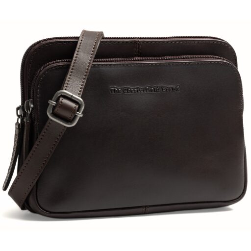 The Chesterfield Brand kožená kabelka cez rameno / crossbody Caia C48.144601 hnedá predná strana