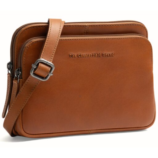 The Chesterfield Brand kožená kabelka cez rameno / crossbody Caia C48.144631 koňaková predná strana