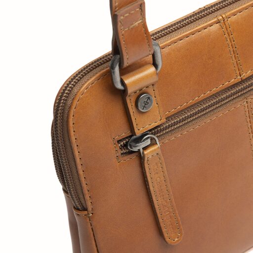 The Chesterfield Brand kožená kabelka cez rameno / crossbody Caia C48.144631 koňaková zadná priehradka