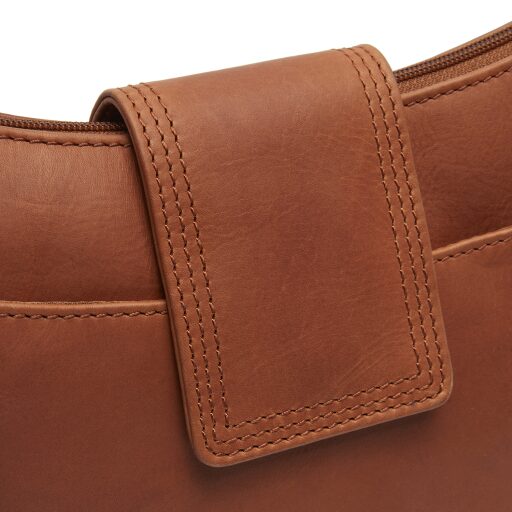 The Chesterfield Brand kožená kabelka cez rameno / crossbody Calora C48.140731 koňaková zapínanie na magnet