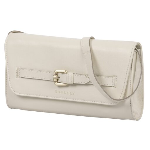 BURKELY Kožená kabelka cez rameno / crossbody Demi 1001905.46.01 smotanová bočný náhľad