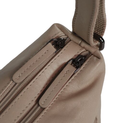 DANIEL RAY kabelka cez rameno / crossbody Muswellbrook DRL 16.1598.39 svetlohnedá dve hlavné priehradky