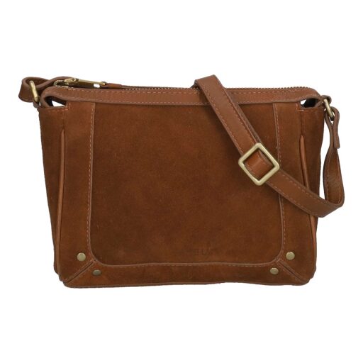 BURKELY Kožená kabelka cez rameno / crossbody Sierra 1002106.25.24 čierna