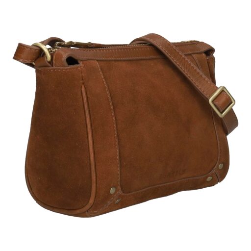 BURKELY Kožená kabelka cez rameno / crossbody Sierra 1002106.25.24 čierna