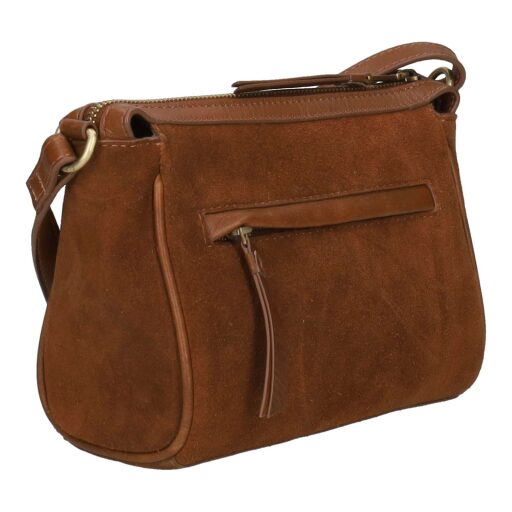 BURKELY Kožená kabelka cez rameno / crossbody Sierra 1002106.25.24 čierna