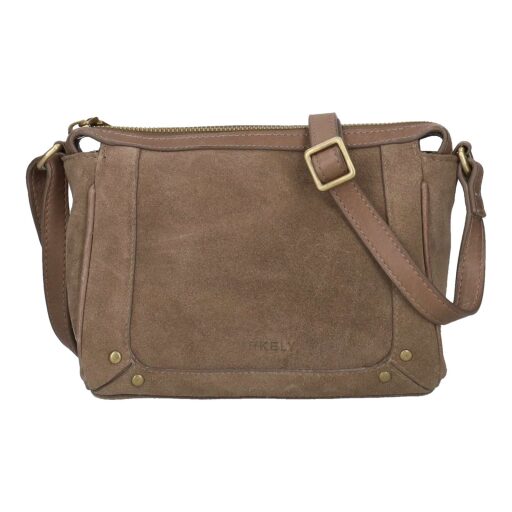 BURKELY Kožená kabelka cez rameno / crossbody Sierra 1002106.25.25 čierna