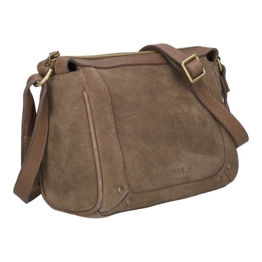 BURKELY Kožená kabelka cez rameno / crossbody Sierra 1002106.25.25 čierna