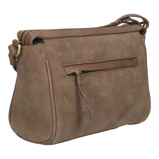 BURKELY Kožená kabelka cez rameno / crossbody Sierra 1002106.25.25 čierna