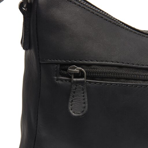 The Chesterfield Brand Kožená kabelka cez rameno Tivra C48.140800 čierna