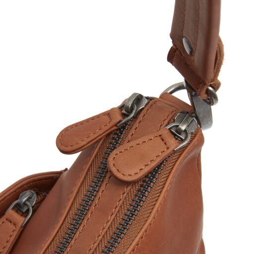 The Chesterfield Brand kožená kabelka cez rameno / crossbody Tivra C48.140831 koňaková detail