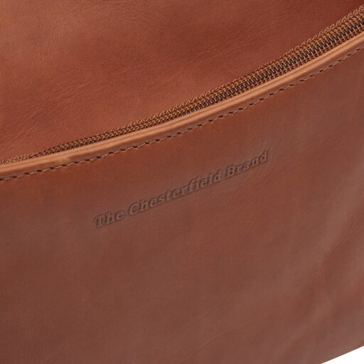 The Chesterfield Brand kožená kabelka cez rameno / crossbody Tivra C48.140831 koňaková logo