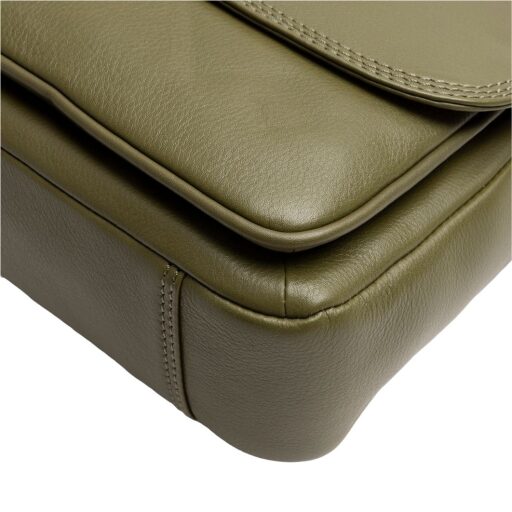 The Chesterfield Brand Kožená kabelka cez rameno Miloa C48.142102 olivová