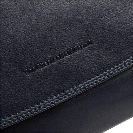 The Chesterfield Brand Kožená kabelka cez rameno Miloa C48.142110 tmavo modrá