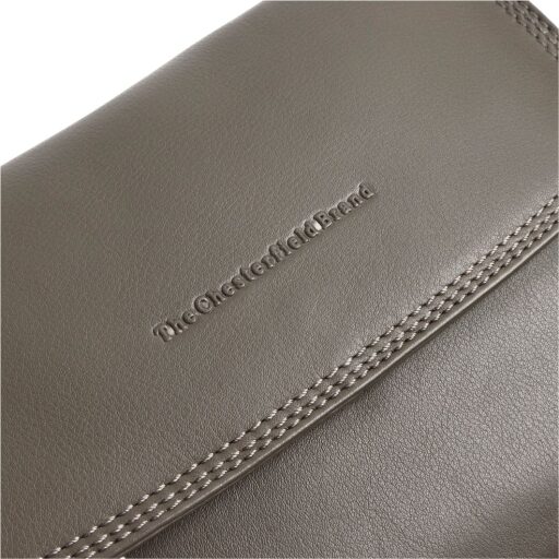The Chesterfield Brand Kožená kabelka cez rameno Miloa C48.142133 tmavo sivá