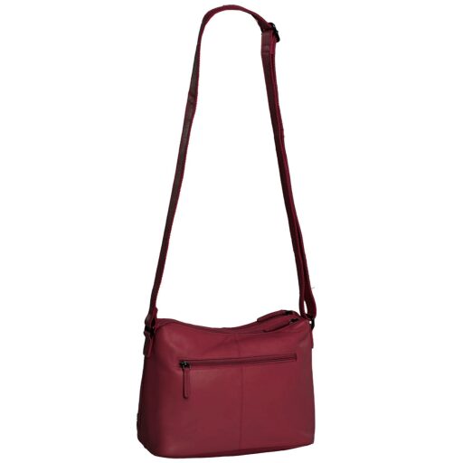DANIEL RAY kabelka cez rameno / crossbody Muswellbrook DRL 16.1598.04 červená zadná strana