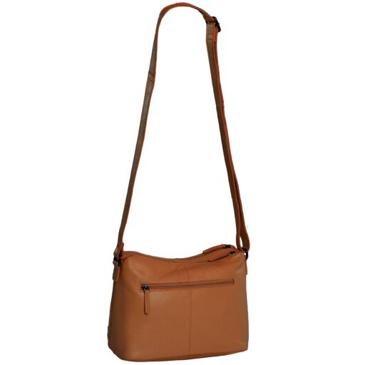 DANIEL RAY kabelka cez rameno / crossbody Muswellbrook DRL 16.1598.31 koňaková zadná strana