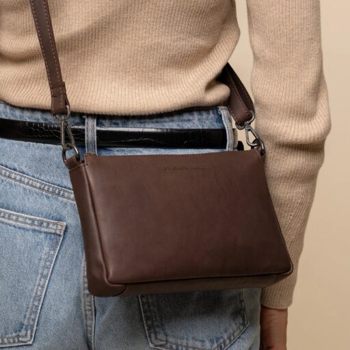 The Chesterfield Brand kožená kabelka cez rameno Orinoco C48.144201 hnedá ako crossbody