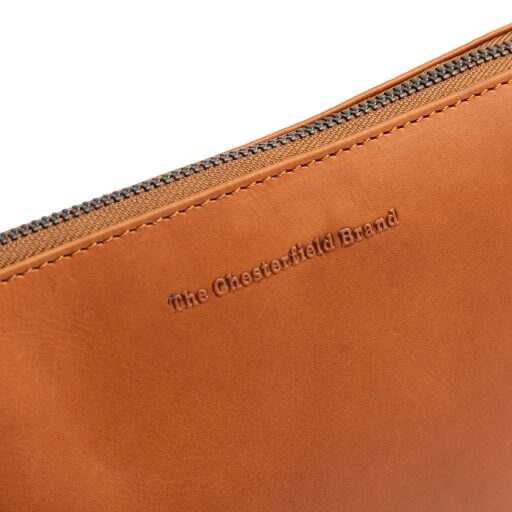 The Chesterfield Brand kožená kabelka cez rameno Orinoco C48.144231 koňaková logo