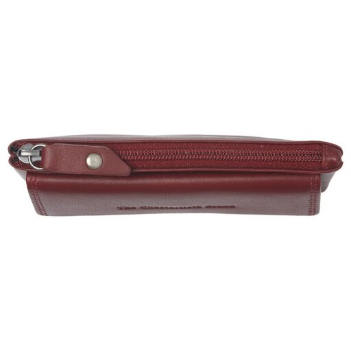 The Chesterfield Brand kožená kľúčenka Torano C08.061604 červená zips