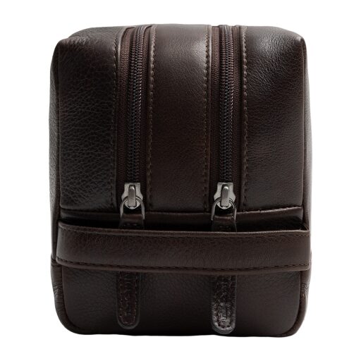 The Chesterfield Brand Kožená kozmetická taška Montelaro C08.063901 hnedá bočný náhľad