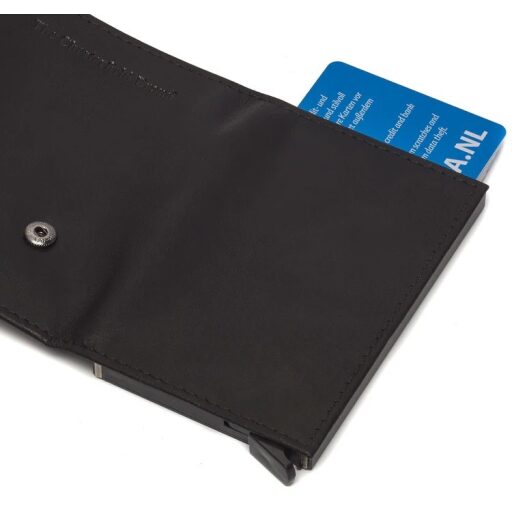 The Chesterfield Brand Kožená peňaženka - puzdro na karty RFID C08.045800 Mannheim čierna