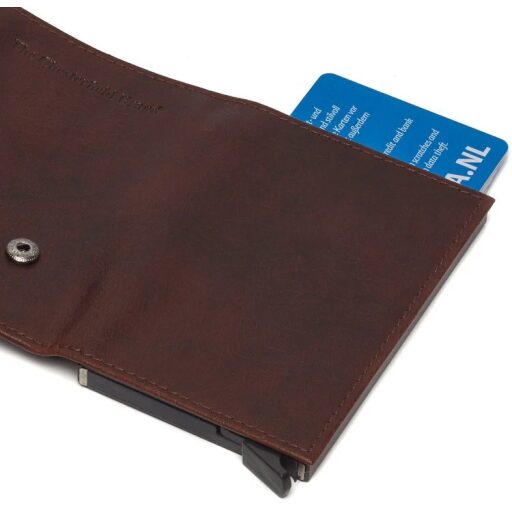 The Chesterfield Brand Kožená peňaženka - puzdro na karty RFID C08.045801 Mannheim hnedá
