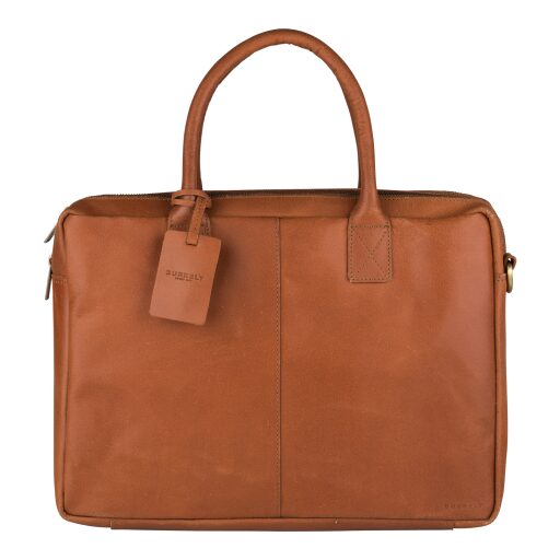BURKELY Kožená taška na notebook 15,6" Taylor Worker 9007979.22.24 koňaková
