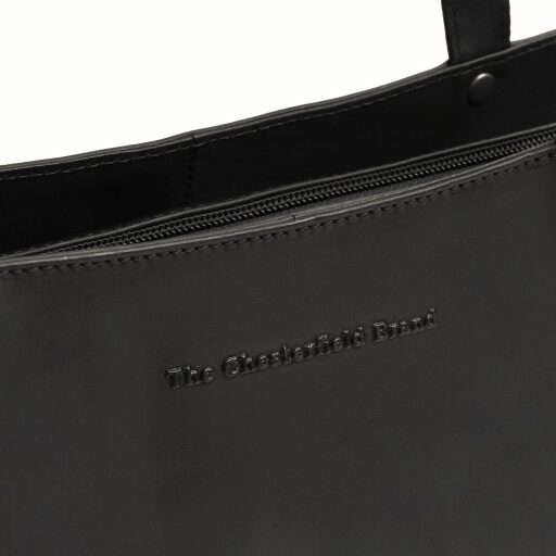 The Chesterfield Brand Kožená shopper kabelka Anira C38.023100 čierna logo
