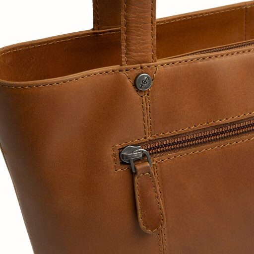 The Chesterfield Brand Kožená shopper kabelka Anira C38.023131 koňaková zadné vrecko