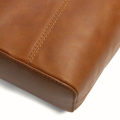 The Chesterfield Brand Kožená shopper kabelka Anira C38.023131 koňaková detail prešitia
