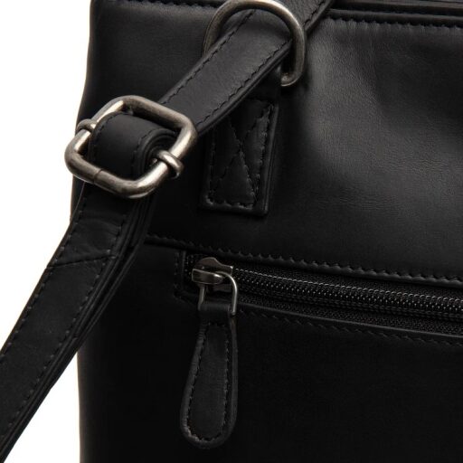 The Chesterfield Brand Kožená shopper kabelka - batoh 2v1 Raynor C38.022200 čierna detail