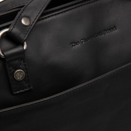 The Chesterfield Brand Kožená shopper kabelka - batoh 2v1 Raynor C38.022200 čierna logo