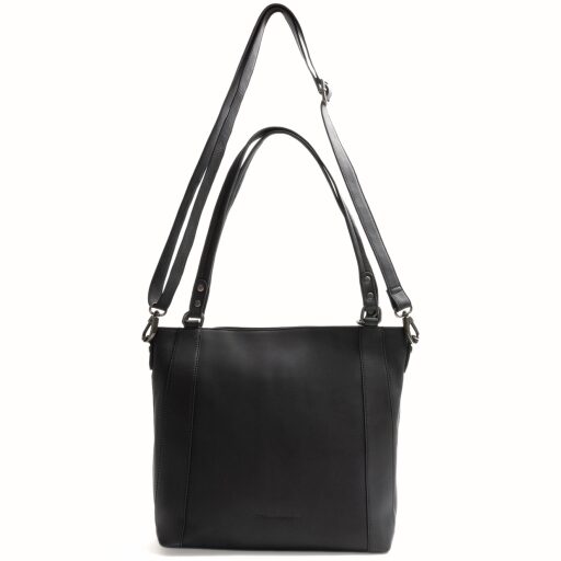 The Chesterfield Brand Kožená shopper kabelka Elira C48.143900 čierna dlhý ramenný popruh