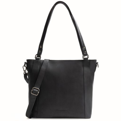 The Chesterfield Brand Kožená shopper kabelka Elira C48.143900 čierna s ramenným popruhom