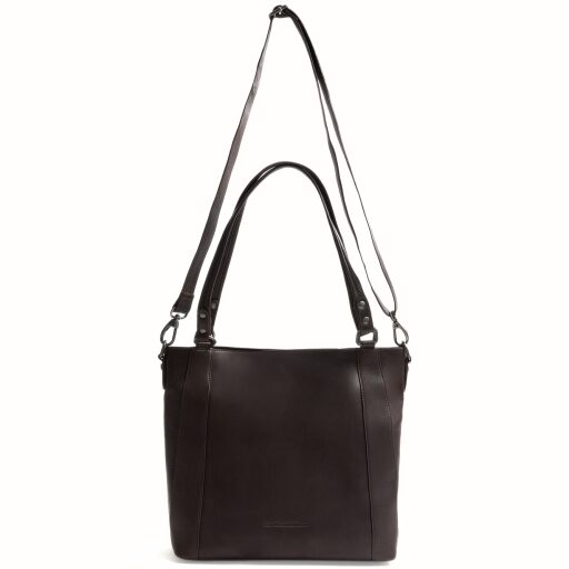 The Chesterfield Brand Kožená shopper kabelka Elira C48.143901 hnedá dlhý ramenný popruh