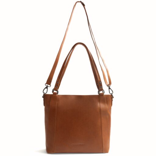 The Chesterfield Brand Kožená shopper kabelka Elira C48.143931 koňaková dlhý ramenný popruh