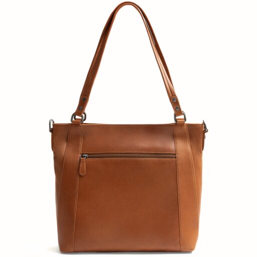 The Chesterfield Brand Kožená shopper kabelka Elira C48.143931 koňaková zadná strana