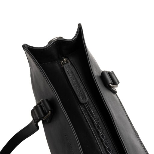 The Chesterfield Brand Kožená shopper kabelka Ellsworth C38.022800 čierna zips