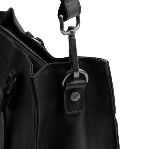 The Chesterfield Brand Kožená shopper kabelka Ellsworth C38.022800 čierna karabína
