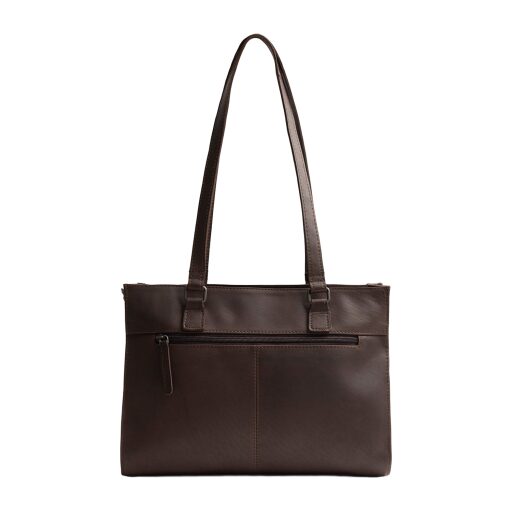 The Chesterfield Brand Kožená shopper kabelka Ellsworth C38.022801 hnedá zadná strana