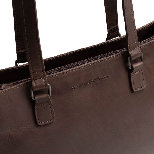 The Chesterfield Brand Kožená shopper kabelka Ellsworth C38.022801 hnedá logo