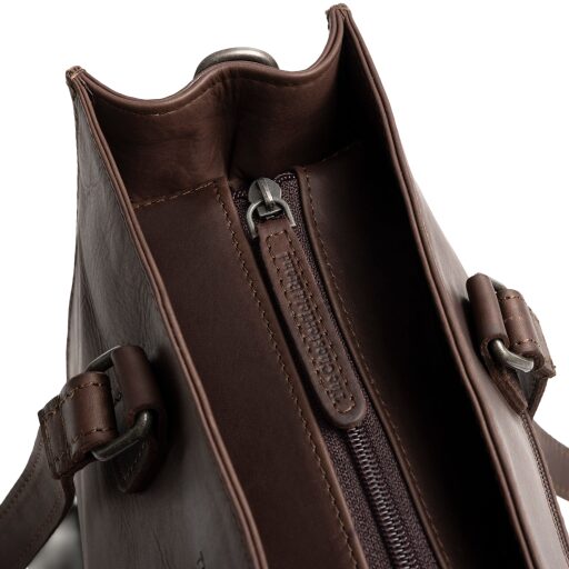 The Chesterfield Brand Kožená shopper kabelka Ellsworth C38.022801 hnedá zips