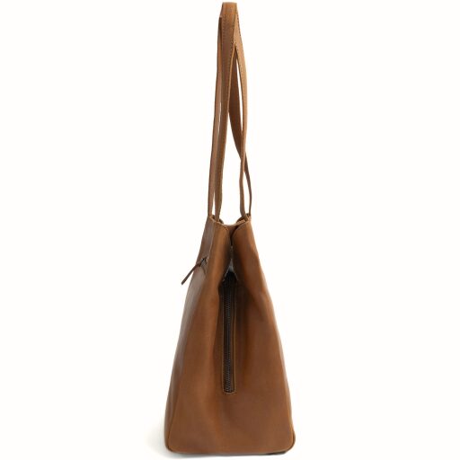 The Chesterfield Brand Kožená shopper kabelka Lioren C48.145031 koňaková bočný náhľad