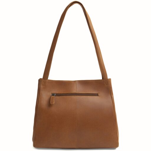 The Chesterfield Brand Kožená shopper kabelka Lioren C48.145031 koňaková zadná strana