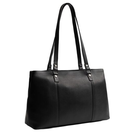 The Chesterfield Brand Kožená shopper kabelka na notebook 14" Alverino C38.022900 čierna predná strana