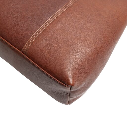 The Chesterfield Brand Kožená shopper kabelka na notebook 14" Alverino C38.022931 koňaková detail