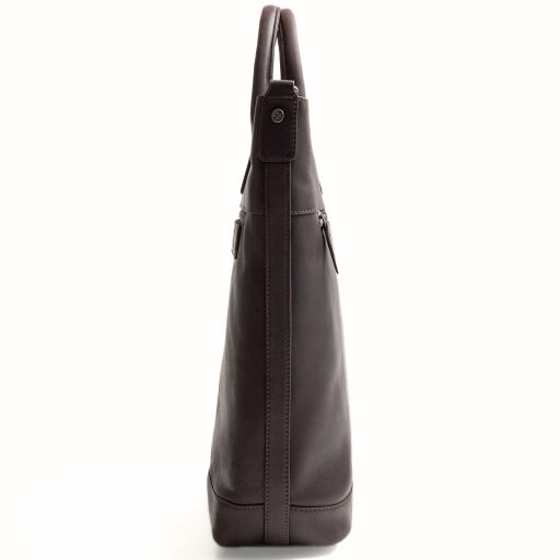 The Chesterfield Brand kožená shopper kabelka na notebook Westbrook C38.022701 hnedá bočný náhľad