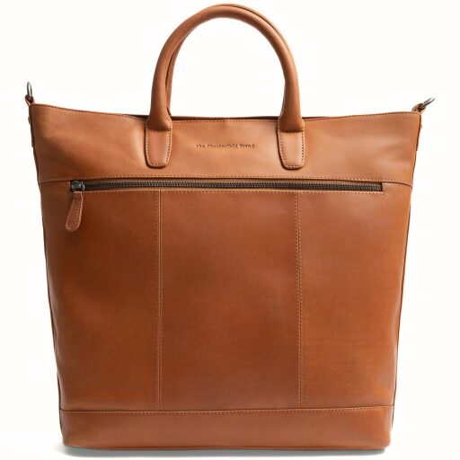 The Chesterfield Brand kožená shopper kabelka na notebook Westbrook C38.022731 koňaková
