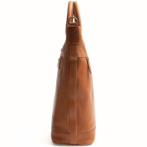 The Chesterfield Brand kožená shopper kabelka na notebook Westbrook C38.022731 koňaková bočný pohľad